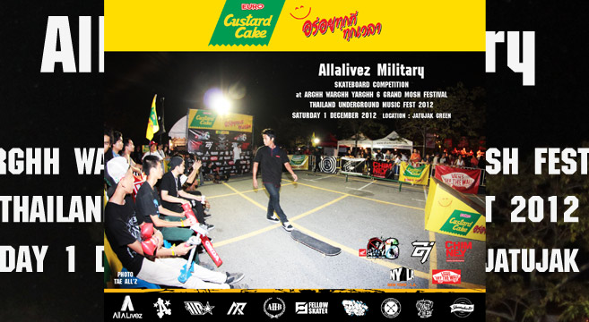 ภาพบรรยากาศงาน Allalivez Military Skateboard Competition at ARGHH WARGHH YARGHH 6