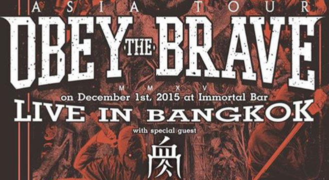 Obey The Brave live in Bangkok 2015