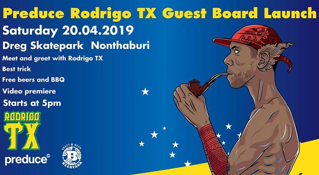 Preduce Rodrigo TX Guest Board Launch